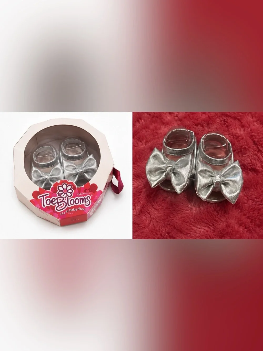Toeblossom silver baby